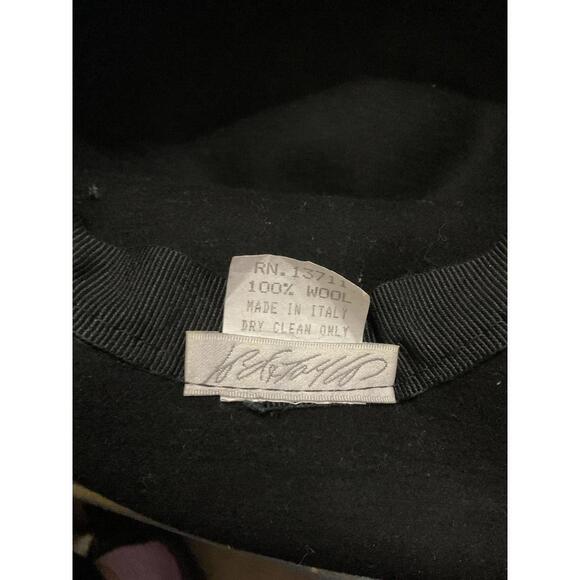 Vintage Lord & Taylor/ Italy Wool  Cloche Hat /Ribbon  Band main image 7